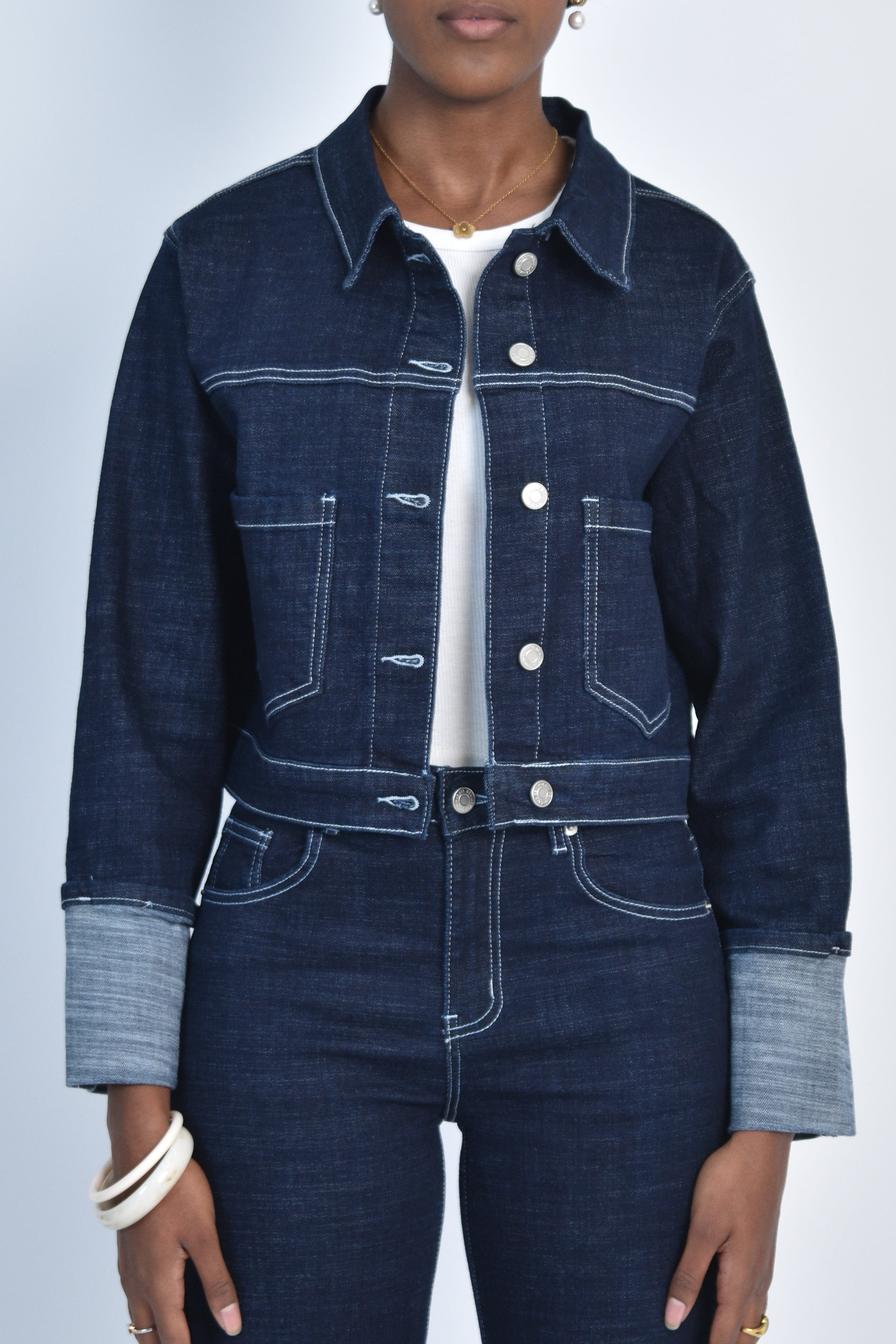 Veste en jean - Coupe ajustée